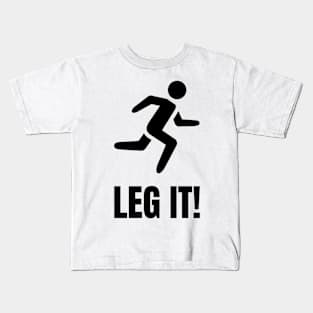 Leg It! Kids T-Shirt